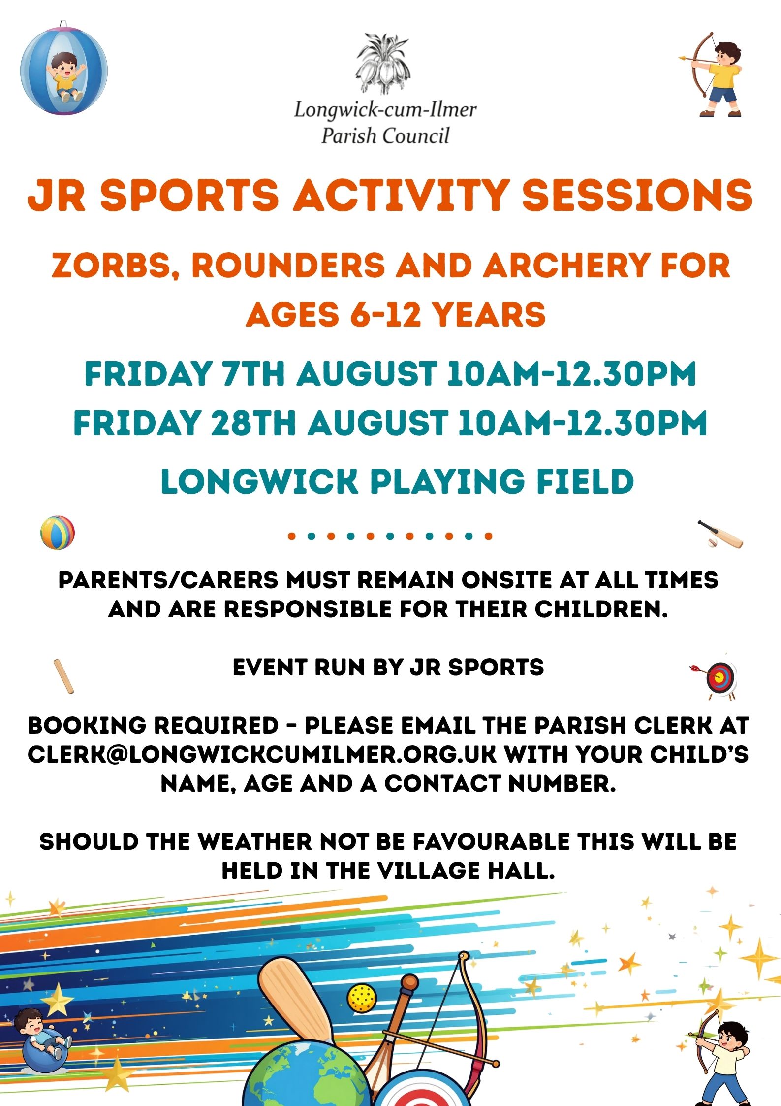 JR Sports Session Poster